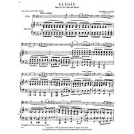 Faure, Elegie Op.24 for Cello and Piano
