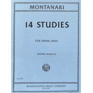 Montanari 14 Studies Double Bass