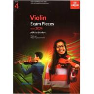 ABRSM 英國皇家 小提琴考試指定曲 Violin Exam Pieces 2024, Grade...