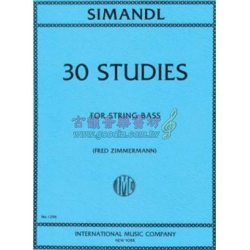 *Simandl, 30 Studies for Double Bass