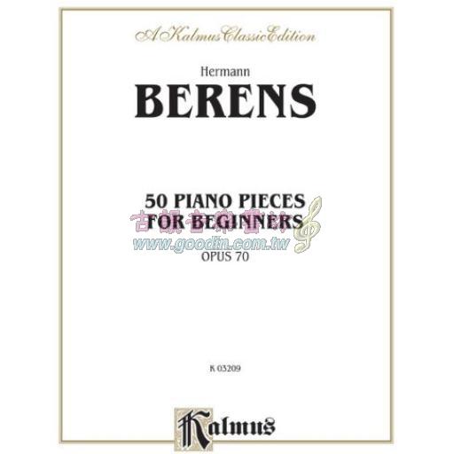 Berens, 50 Piano Pieces for Beginners, Op.70