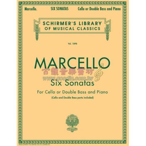 Marcello, 6 Sonatas for Cello or Double bass