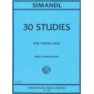 *Simandl, 30 Studies for Double Bass