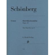 Schönberg, 3 Piano Pieces op.11