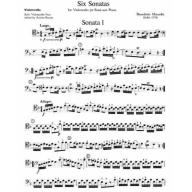 Marcello, 6 Sonatas for Cello or Double bass