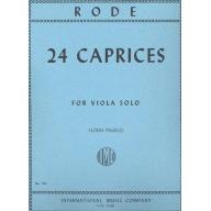 *Rode, 24 Caprices for Viola Solo