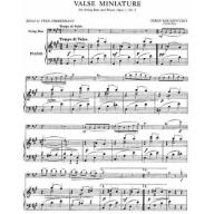 *Koussevitzky, Valse Miniature Op.1 No.2