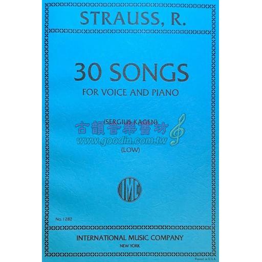 *Strauss, 30 Songs (Low)