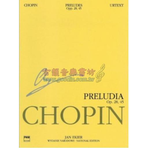 【波蘭國家版】Chopin Preludes (Opp. 28,45)