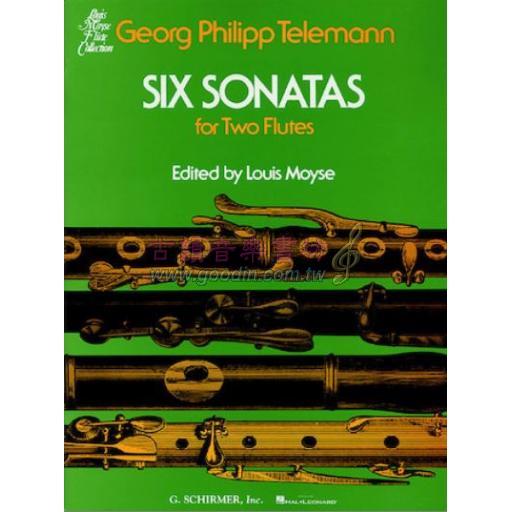 Telemann,Six Sonatas for Two Flutes