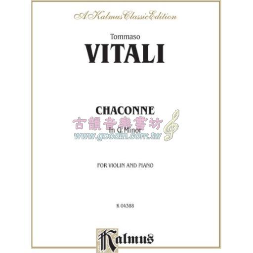 Vitali,Chaconne in G Minor for Violin