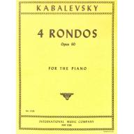 Kabalevsky, 4 Rondos Op.60 <售缺>