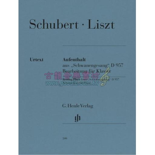 Liszt,Resting Place, from “Schwanengesang” D 957