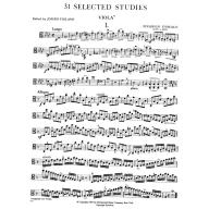 *Fiorillo, 31 Selected Studies for Viola