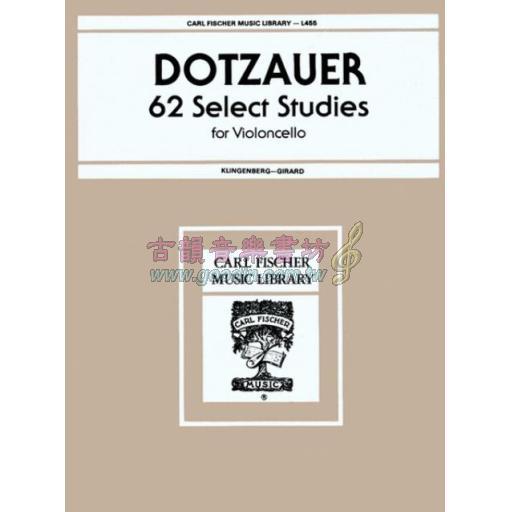 Dotzauer,62 Select Studies Bk1 for Cello