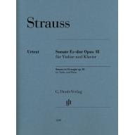 Strauss,Violin Sonata E flat major op. 18