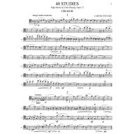 Popper,40 Studies: High School of Cello Playing,Opus73,Cello II Acc