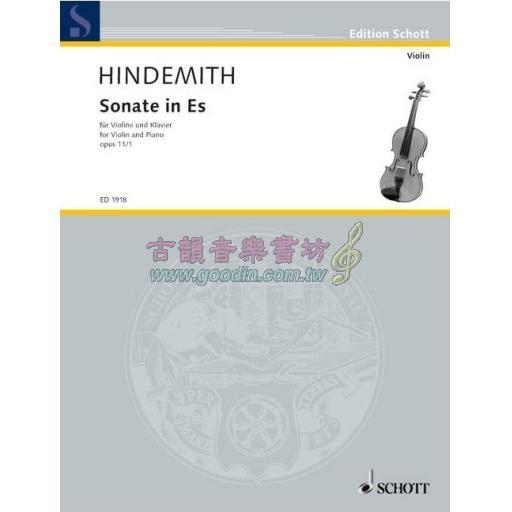 Hindemith, Sonata in Es op.11/1
