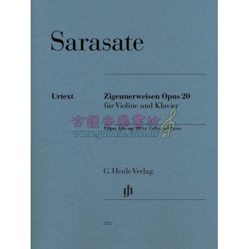 Sarasate, Gypsy Airs op. 20 for Violin