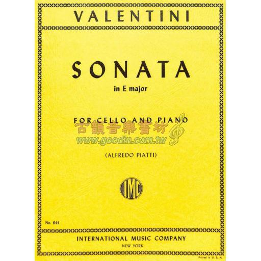 Valentini, Sonata in E major 