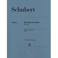 Schubert, 3 Piano Pieces (Impromptus) D946