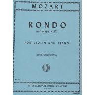 Mozart, Rondo in C major, K. 373