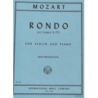 *Mozart, Rondo in C major, K. 373