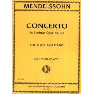 Mendelssohn, Concerto in E minor, Opus 64