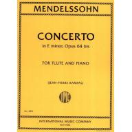 *Mendelssohn, Concerto in E minor, Opus 64