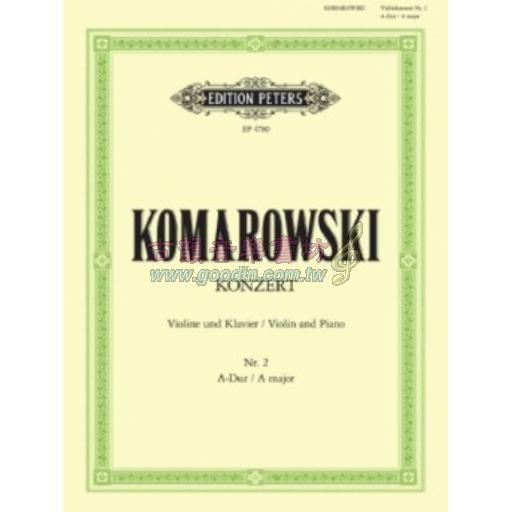 Komarowski, Konzert Nr.2 A major for Violin