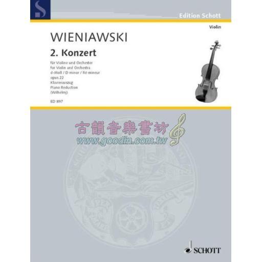 Wieniawski, Concerto No. 2 in D Minor for Violin <售缺>