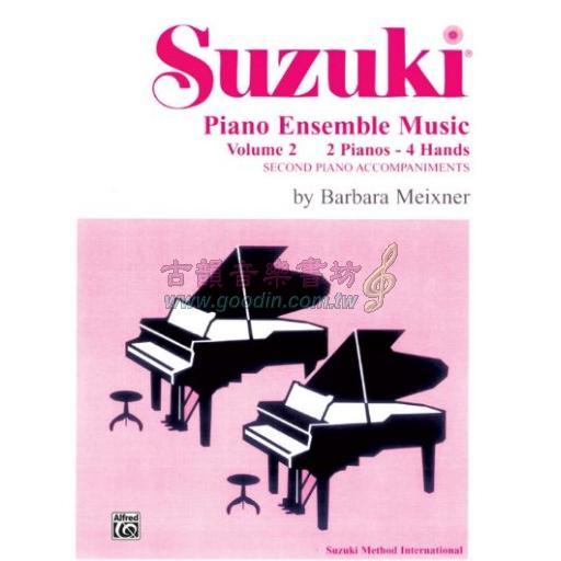 Suzuki Piano Ensemble Music, Volume 2 for Piano Duo