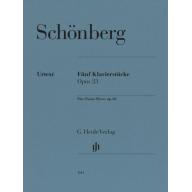 Schonberg, Five Piano Pieces op.23