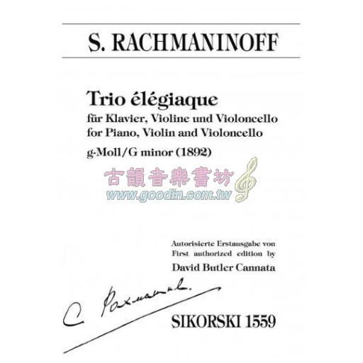 S.Rachmaninoff, Trio Elegiaque in G minor