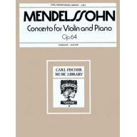 Mendelssohn, Concerto Op.64 for Violin and Piano