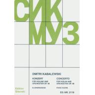 Kabalevsky, Concerto for Violin Op.48 <售缺>
