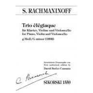 S.Rachmaninoff, Trio Elegiaque in G minor