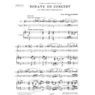 Jean-Michel Damase, Sonate en concert Op.17 For Flute, Cello, Piano
