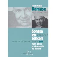 Jean-Michel Damase, Sonate en concert Op.17 For Flute, Cello, Piano