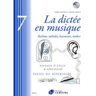 La dictée en musique Vol.7 - Niveau Début De 3eme ...