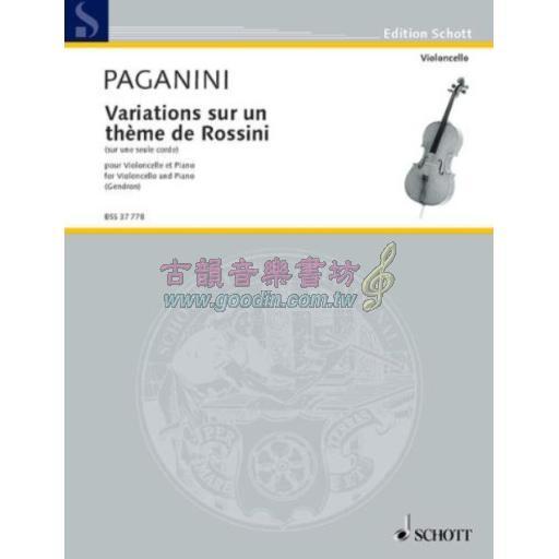 Paganini, Variations sur un theme de Rossini 