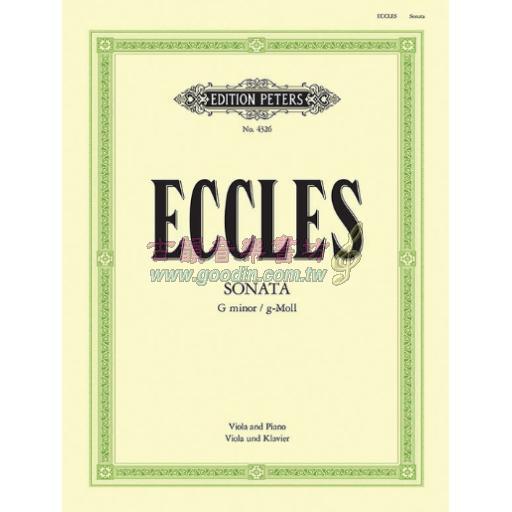 Eccles, Sonata in G minor for Viola