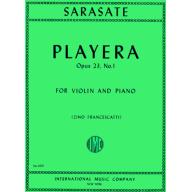 Sarasate, Playera OP.23 No.1 for Violin