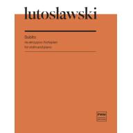 Lutoslawski, Subito for Violin and Piano