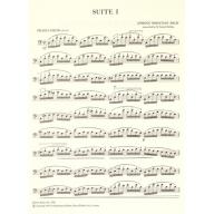 Bach, Six Suites for Cello Solo BWV 1007–1012 Vol.1 <缺貨 >