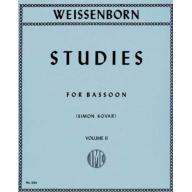 Weissenborn, Studies Op.8 Book 2 for Bassoon