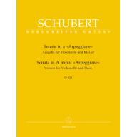 Schubert, Sonata in A minor D 821 