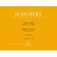 Schubert, Allegro in A minor 1P4H