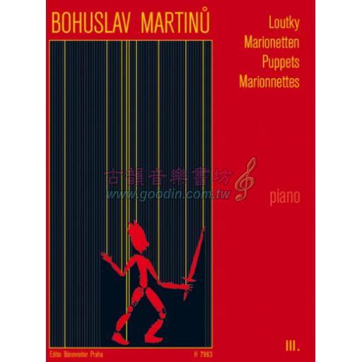 Martinu, Marionetten [ III ] for Piano