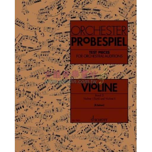 Orchester Probespiel Test Pieces for Orchestral Auditions Violin Band [2]
